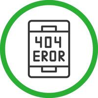 Error Creative Icon Design vector