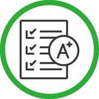 Grades Creative Icon Design vector