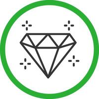 Diamond Creative Icon Design vector