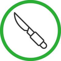 Line Cutter Creative Icon Design vector