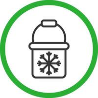 Frozen Bait Creative Icon Design vector