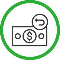 Line Green Gradient Design vector