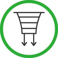 Funnel Creative Icon Design vector
