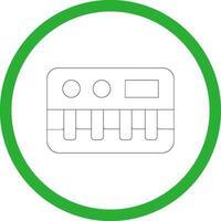 Line Green Gradient Design vector