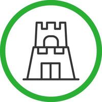 Castle Toy Creative Icon Design vector