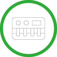 diseño de icono creativo de piano vector