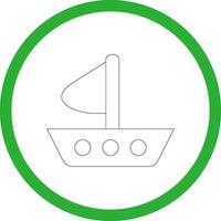 Line Green Gradient Design vector