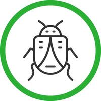 Bug Creative Icon Design vector
