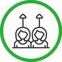 Same Approach Creative Icon Design vector