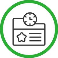 Project Deadline Creative Icon Design vector