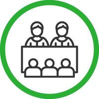 Line Green Gradient Design vector