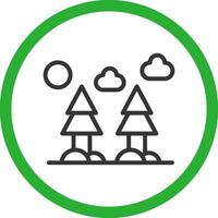 Forest Creative Icon Design vector