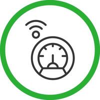 Smart Meter Creative Icon Design vector