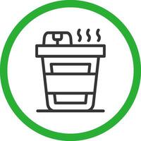 Hot Drink Creative Icon Design vector