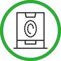 Smart Identification Creative Icon Design vector