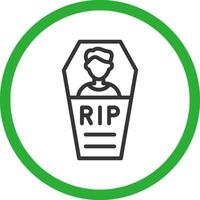 People Coffin Creative Icon Design vector