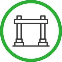 Gym Creative Icon Design vector