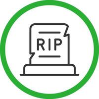 Grave Creative Icon Design vector