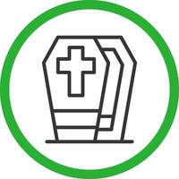 Coffin Creative Icon Design vector