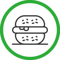 Burger Creative Icon Design vector