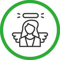 Angel Creative Icon Design vector