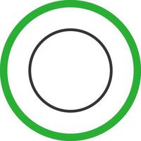 Circle Creative Icon Design vector