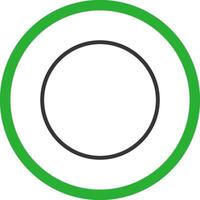 Circle Creative Icon Design vector