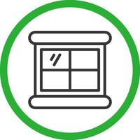 Window Creative Icon Design vector