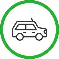 Line Green Gradient Design vector