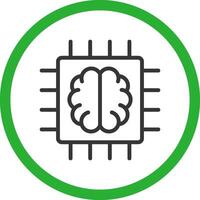 Super Brain Creative Icon Design vector