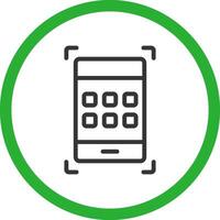 Line Green Gradient Design vector