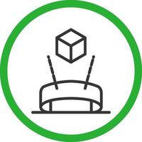 Head Up Display Creative Icon Design vector