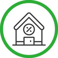 Home Office Tax Deduction Creative Icon Design vector