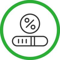 Progress Bar Creative Icon Design vector