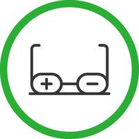 Medical Glasses Creative Icon Design vector