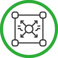 Contour Creative Icon Design vector