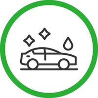 Car Wash Creative Icon Design vector