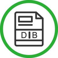 DIB Creative Icon Design vector