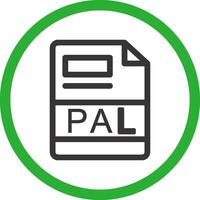 PAL Creative Icon Design vector