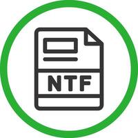 NTF Creative Icon Design vector