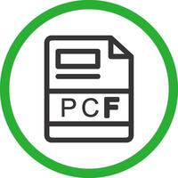 PCF Creative Icon Design vector