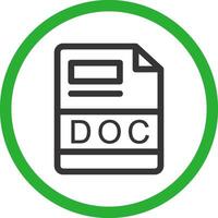 DOC Creative Icon Design vector
