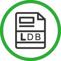 LDB Creative Icon Design vector