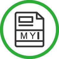 MYI Creative Icon Design vector