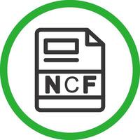 NCF Creative Icon Design vector