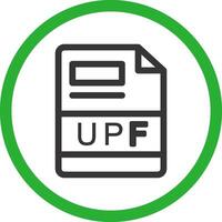 UPF Creative Icon Design vector