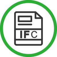 IFC Creative Icon Design vector