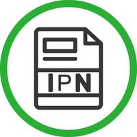 IPN Creative Icon Design vector