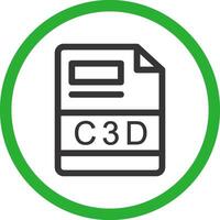 c3d creativo icono diseño vector