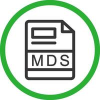 MDS Creative Icon Design vector